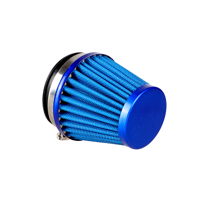 Kit universel d'induction d'admission de filtre à Air de moto de 38mm pour GY6 50cc 110cc 125cc moto Scooter Dirt Pit Bike ATV Quad Bugg: BLEU CIEL