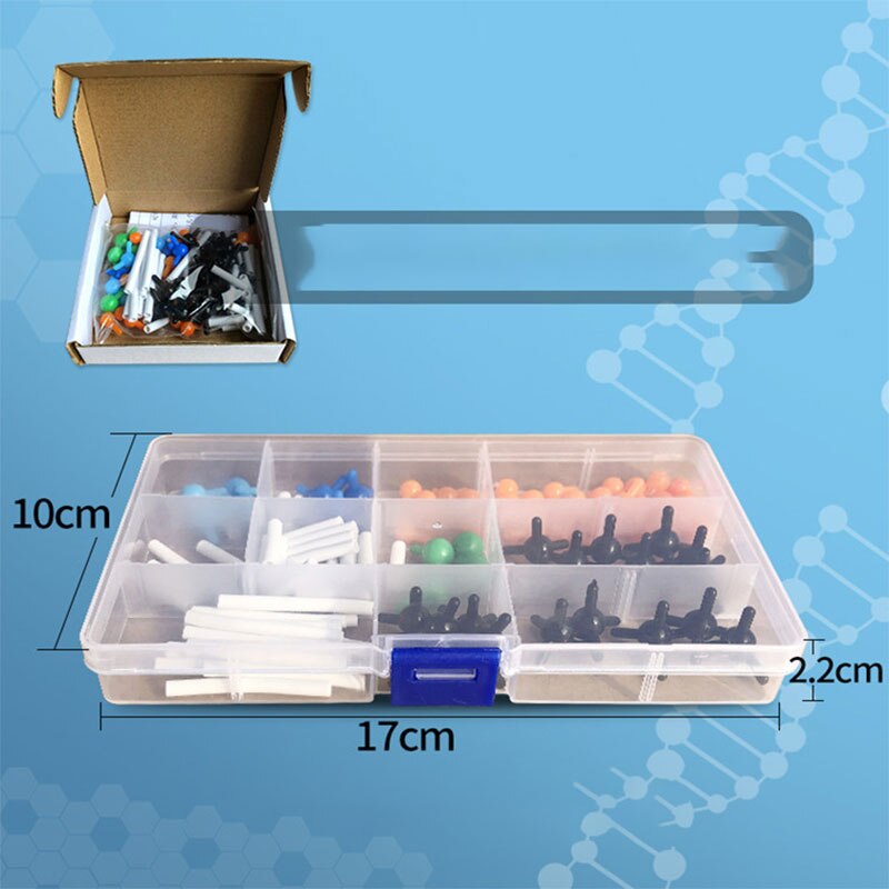 1 set J3112 Molecular Model Set Organic Chemistry Molecules Structure Model Kits 9mm Series School accessries