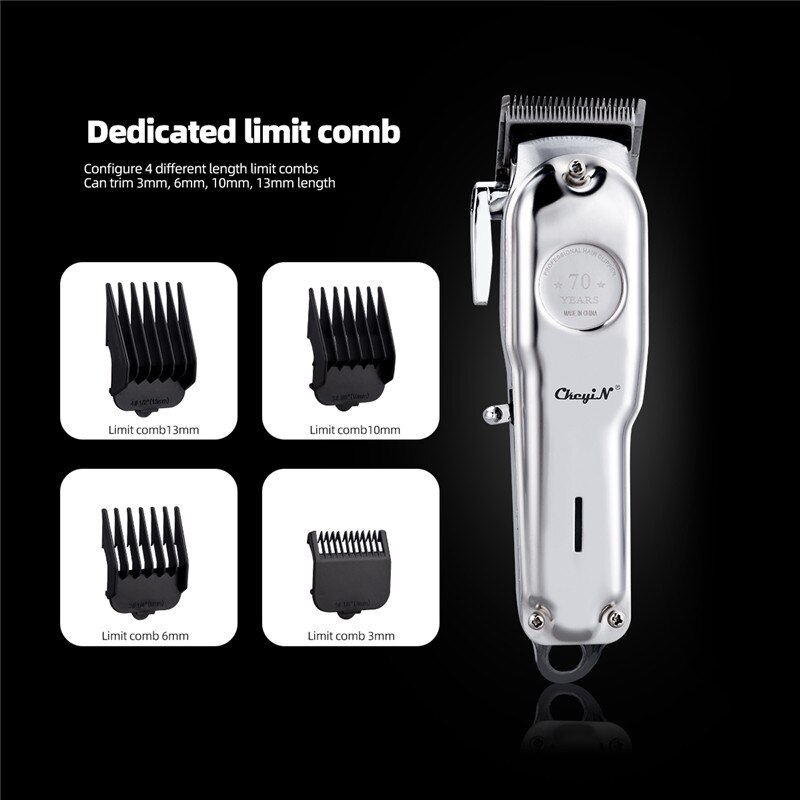 Hair Clipper Men Rechargeable Powerful Hair Trimmer Haircut Cordless Electric Hair Cutting Machine Adult Kid Cutter