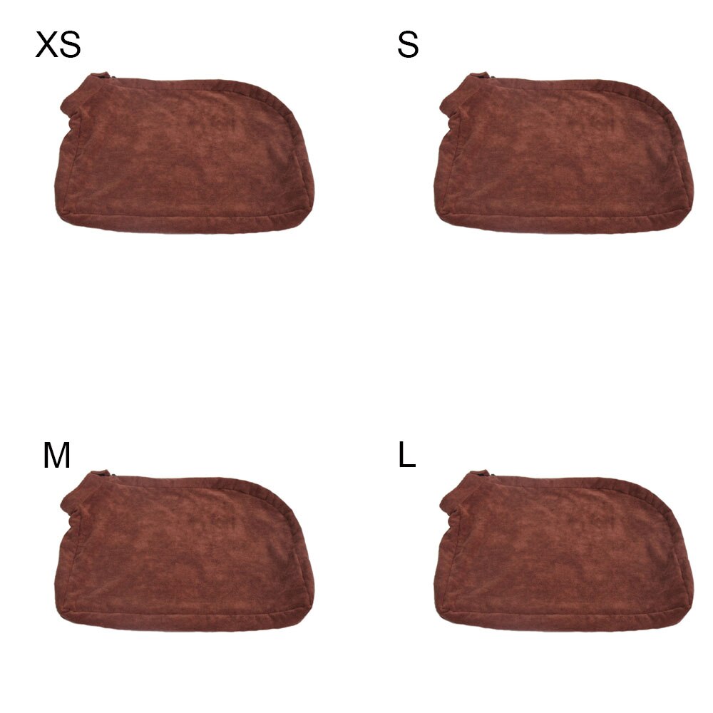 Kæledyr speciel badekåbe badehåndklæde superabsorberende vand lynlåslås rent tørre håndklæde xs/x/m/l