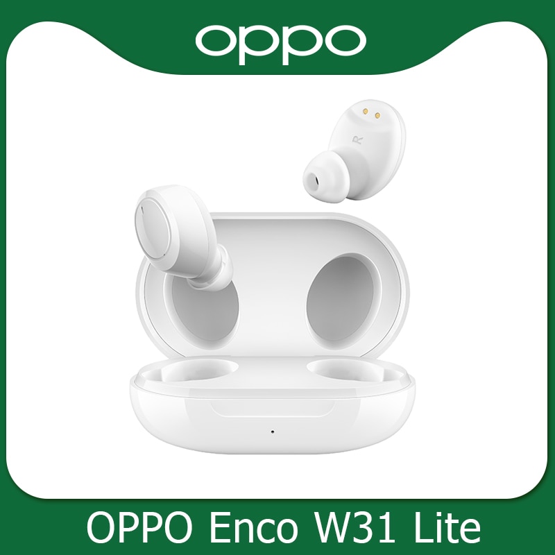 OPPO Enco W31 Lite Wireless Earphone TWS Bluetooth 5.0 Earphone Enhanced Bass IP55 Water Resistance For Reno 4 Pro 3