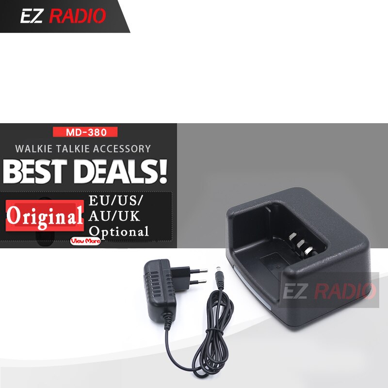 LB-75L Original Li-ion Battery Charger for TYT MD-380 MD-UV380 MD380 Walkie Talkie MD-446 Compatible with RT3 RT3S DMR Radios: Charger