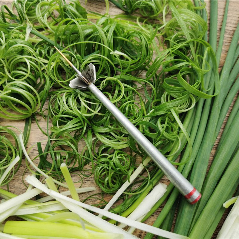 Stainless Steel Plum Blossom Onion Cutter Super Fine Green Onion Shredded Cutter Slicer Kitchen Tools Accessories Supplies