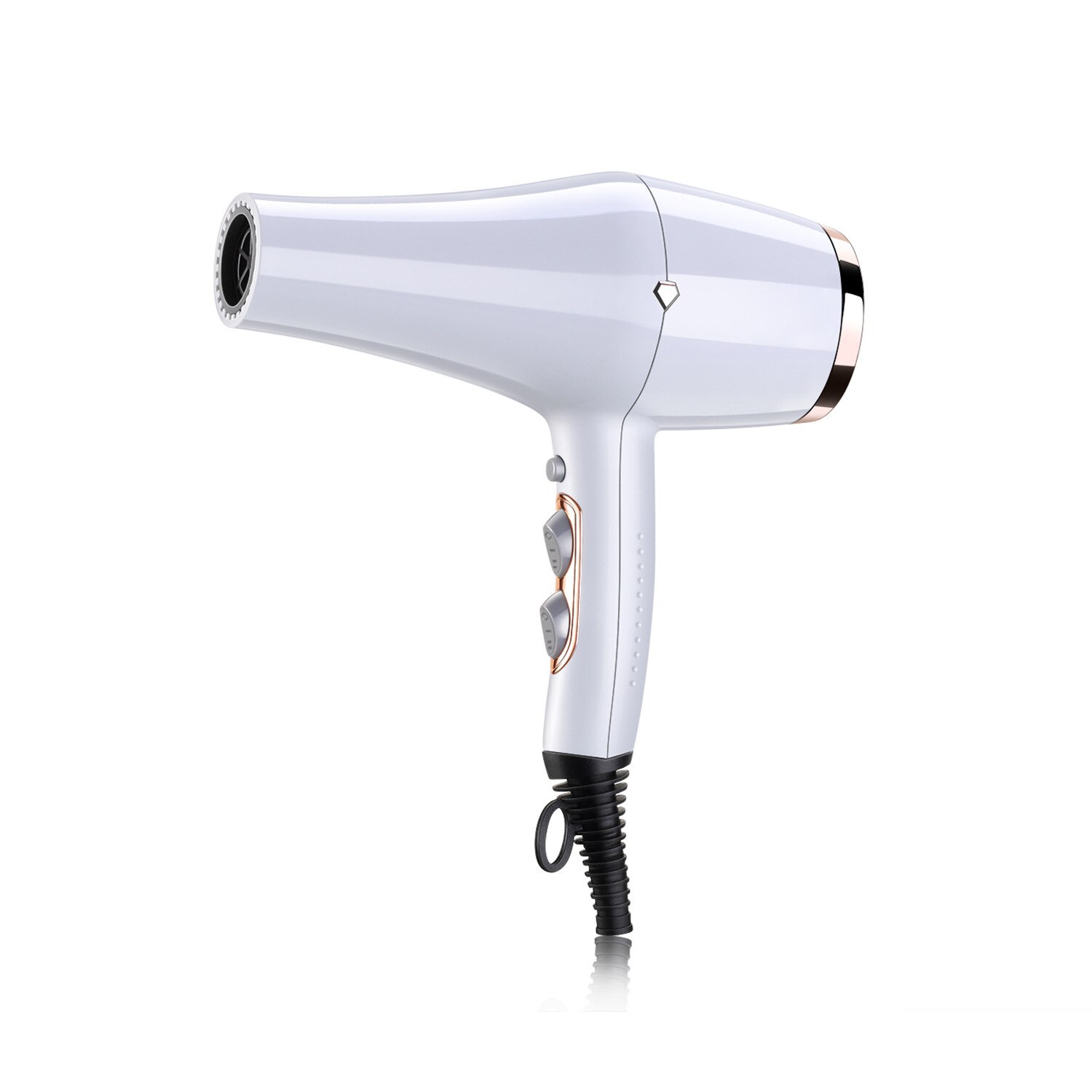 Profesional Hair Dryer high power 2200W Light Air Ionizer Dryer 220v dryer hair salon ELECTR DRYER HAIR hair care: White