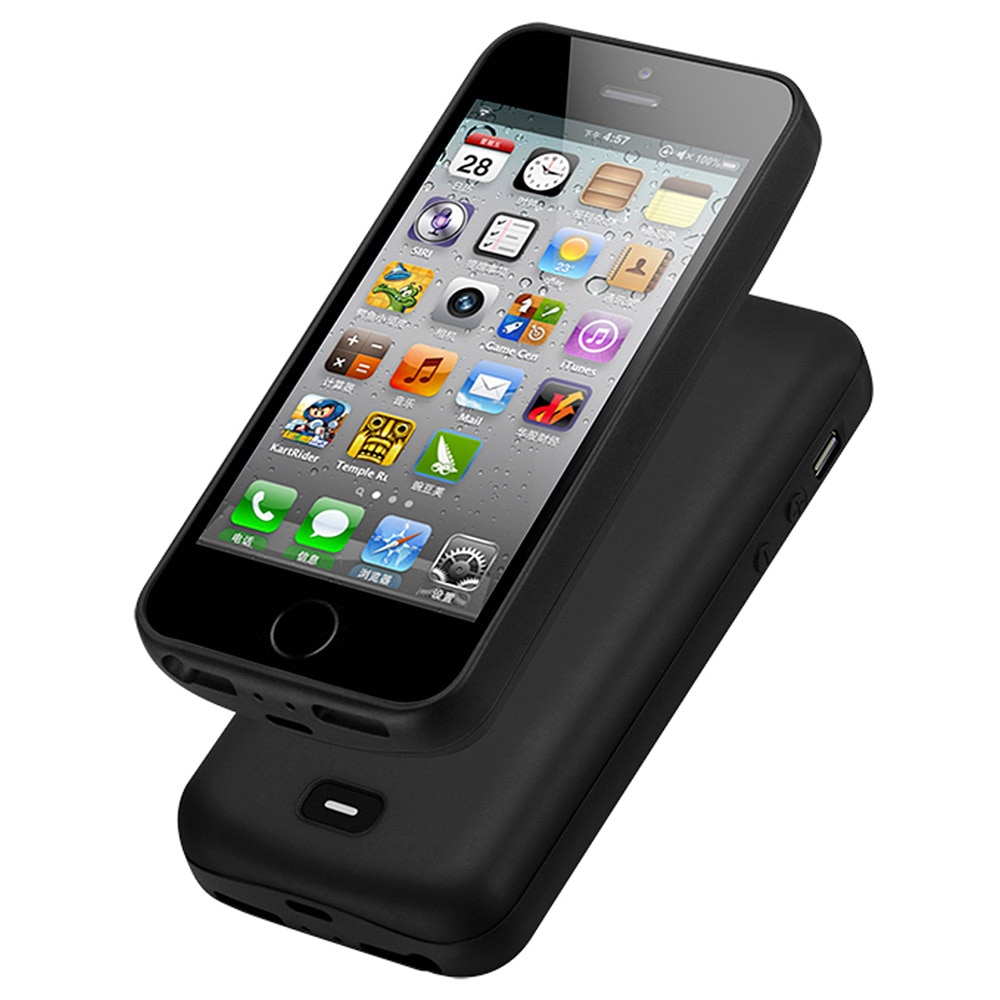 4000 Mah For iphone 5 5S SE Battery Charger Case Smart Phone Cover Power Bank For iphone 5 Battery Case