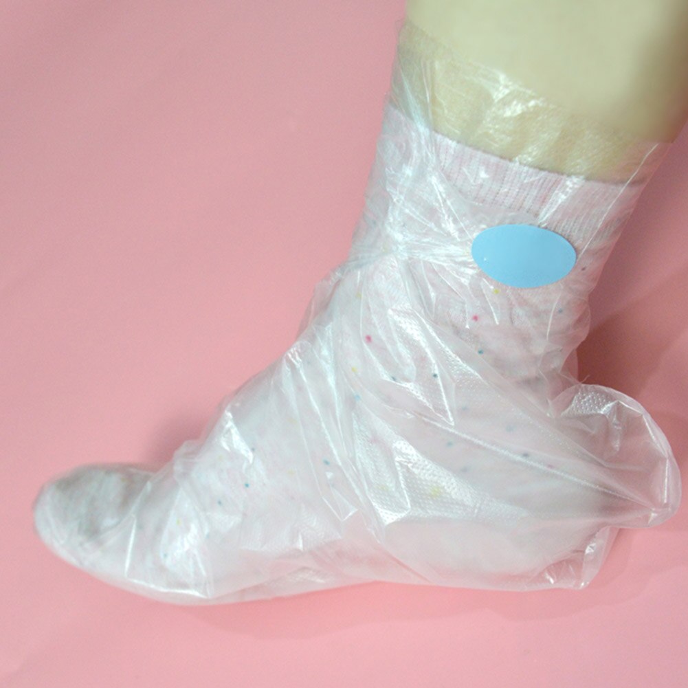 Calcetines térmicos para el cuidado de la piel, patucos desechables de PE, bolsas de Pies Grandes transparentes, para Spa, parafina, para baño y pedicura, 200 Uds.