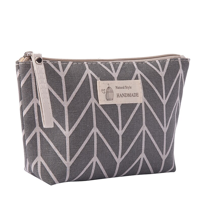 Multifunctionele Canvas Makeup Tassen Travel Lady Opbergtas Dames Waszak Stof Rits Portemonnee Cosmetische Opbergtas