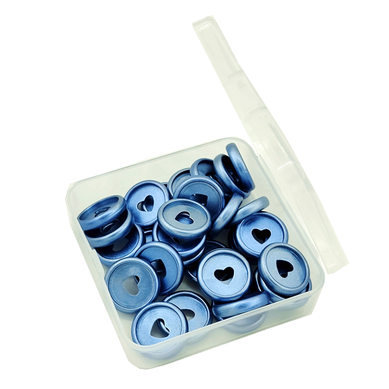 22PCS/box 35MM NoteBook Binding Discs Discbound Expansion Discs Binder Rings for DIY Notebooks Planners Scrapbook Matte: blue