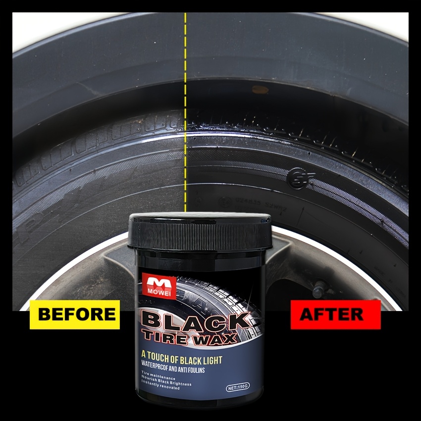 150g- dekks glans- og regummieringsvoks - slitesterk anti-aldrings glansforsterker til bildekk, svertepleiemiddel