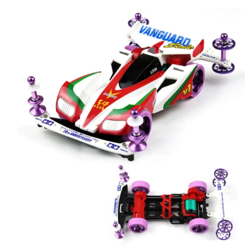 Racing Modified Track Racer Toy Model Accessories Parts Assembly Painted Car Shell 1/32 Mini 4WD Car Series: light yellow