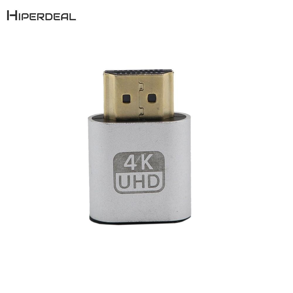 HIPERDEAL VGA Virtual Display Adapter HDMI 1.4 DDC EDID Dummy Plug Display Emulator 1920*1080 Resolution QIY10 D05