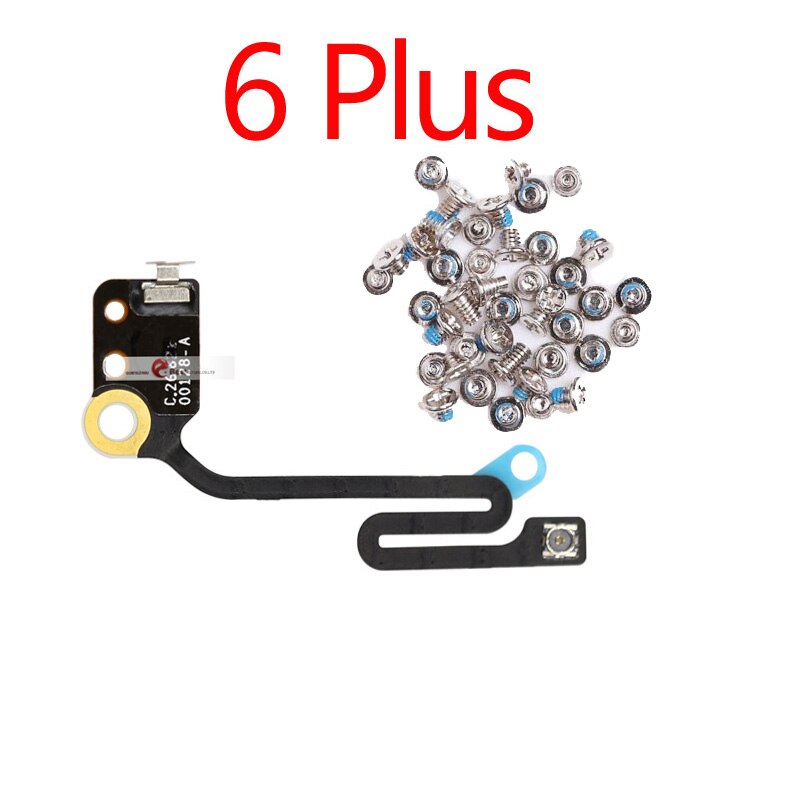 For iphone 6 6G 4.7"6 Plus wifi GPS Antenna Signal Flex Cable + Full screws+ Waterproof Adhesive Sticker replacement