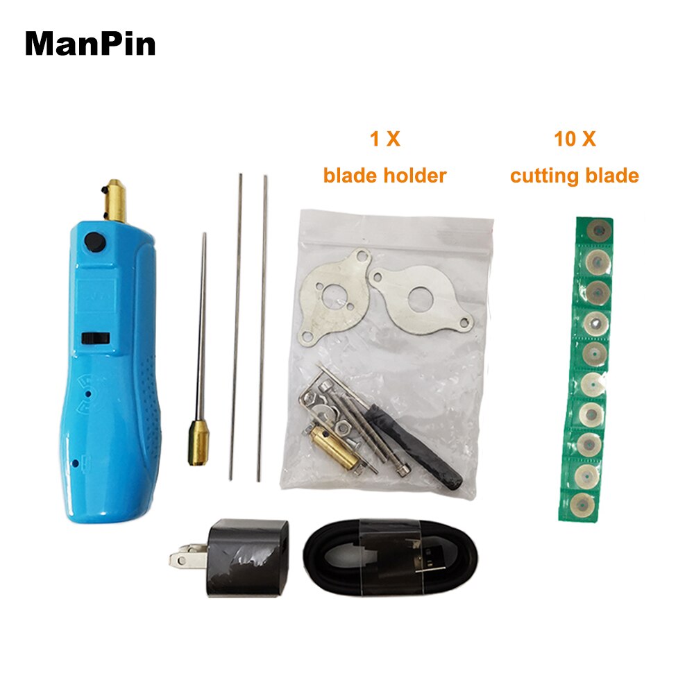CJ7 + Multifunctionele Lcd-scherm Lijm Cleaning Tools Mobiele Telefoon Bezel Frame Snijden Verwijderen Aparte Ingebouwde Lithium Batterij: set C