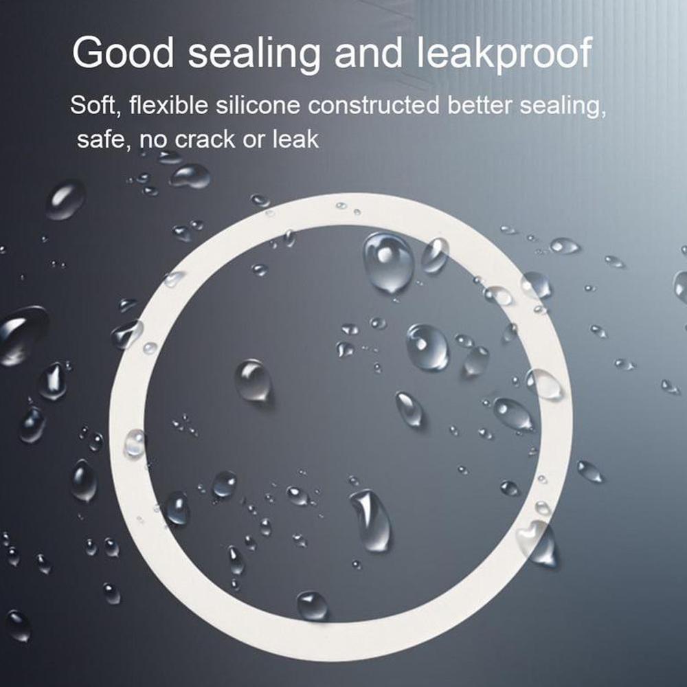 Silicone Seal Ring Flexible Washer Gasket Ring Replacenent For Moka Pot Espresso Kitchen Coffee Makers Accessories Parts
