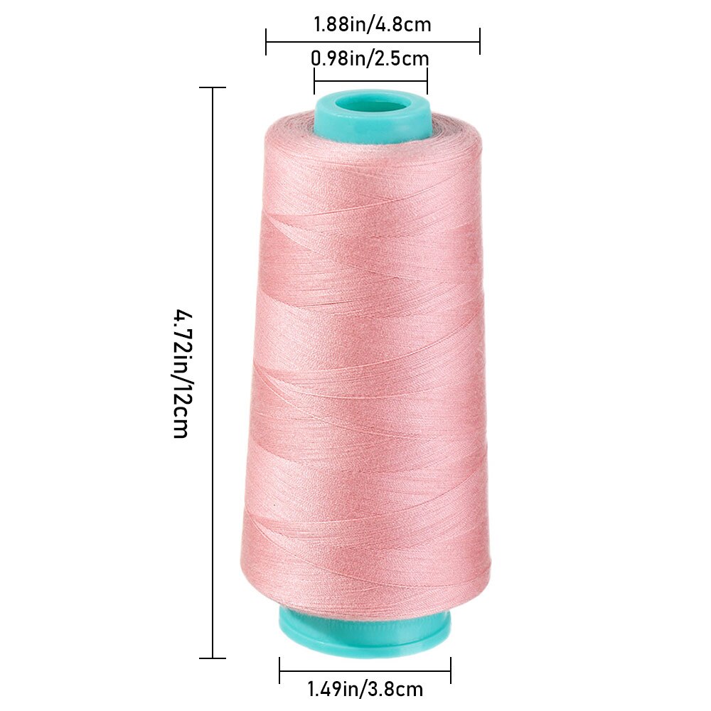 1Roll 3000Yards Polyester Sewing Thread 402 Embroidery Sewing Machine Threads High Speed Copy Line Clothing Sewing Accessory
