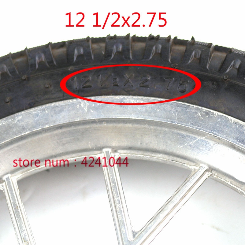 12 1/2 x 2.75 Front and Rear wheel assembly 12 1/2X2.75 tire for Razor Dirt Bike Rocket MX350 MX400 Mini Dirtbike