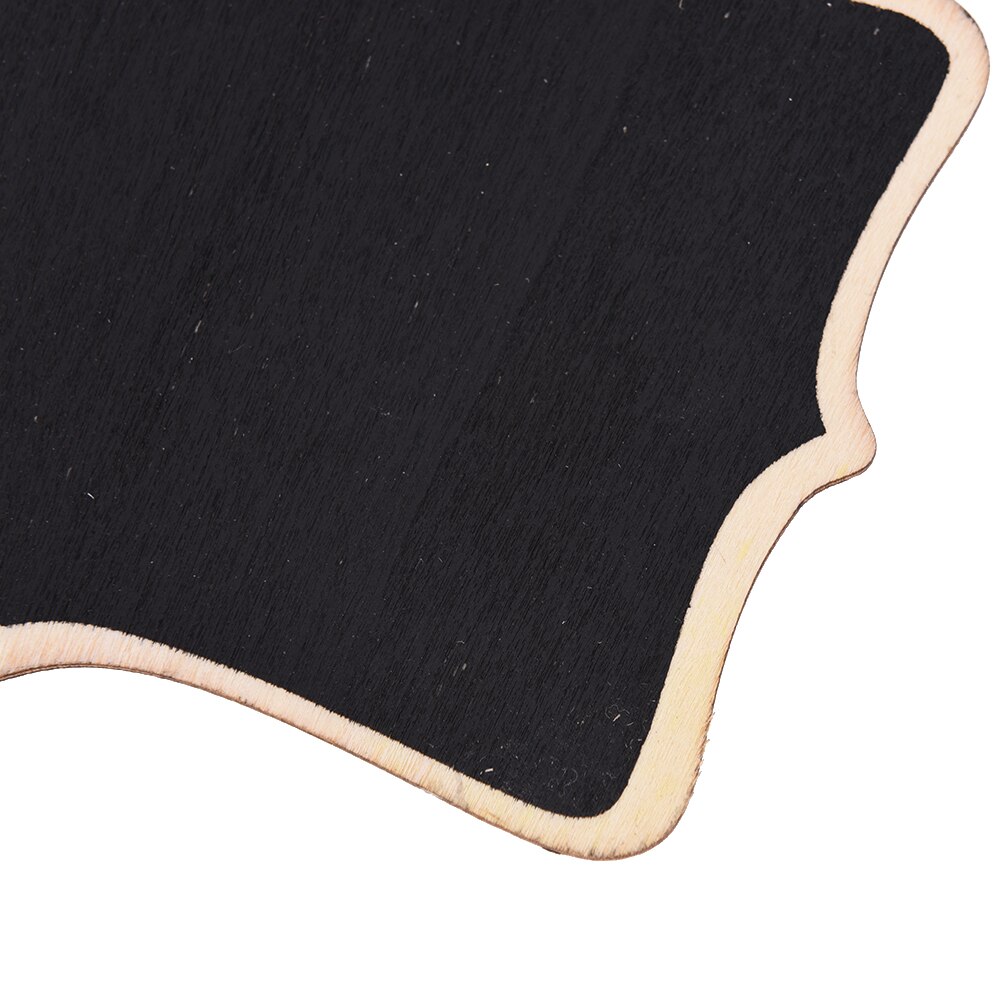 Tableau noir mural en bois avec corde/tableau noir en bois mémo/tableau d'affichage 12*16*0.25cm