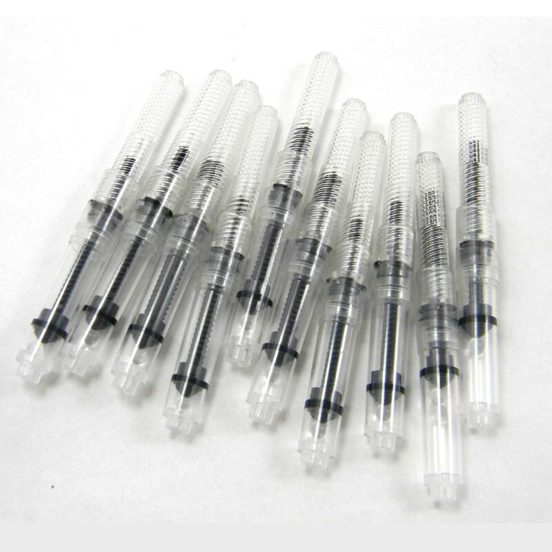 Jinhao-cartucho convertidor de pluma, accesorio adecuado para pluma estilográfica de 2,6mm de diámetro, 10 unidades,