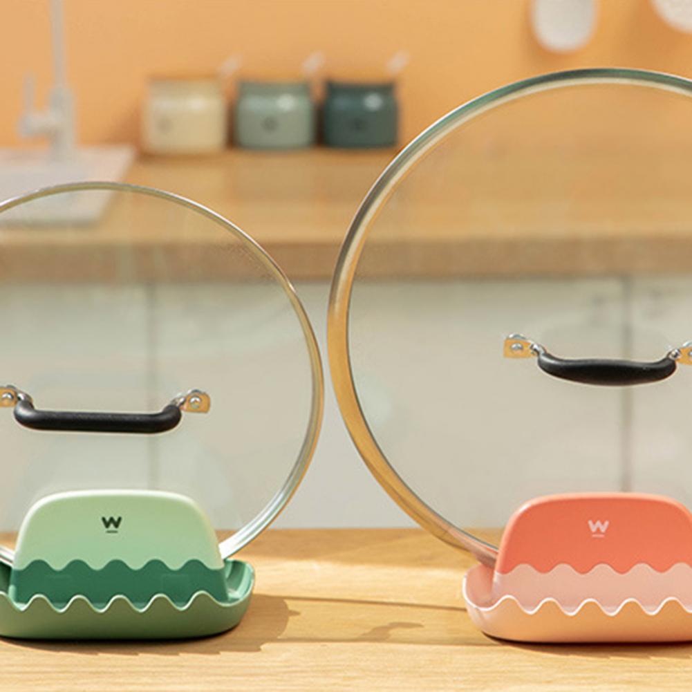 Pudding Spatula Holder, Pot Cover Holder, Spoon Mat, Chopping Board Frame, Chopsticks, Kitchen Shelf Kitchenware Utensils