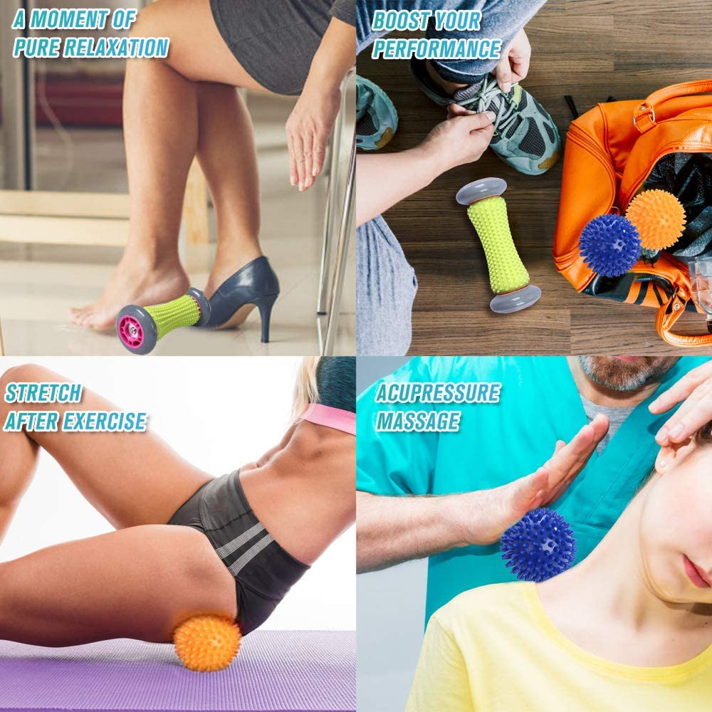 Fuß Massage Rolle Yoga Ball Sowohl Massage Rolle Linderung Plantarfasziitis Pvc Pelotas Fitness