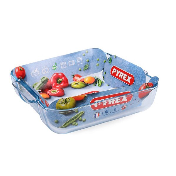 Plat à four Pyrex verre classique (21x21 cm)