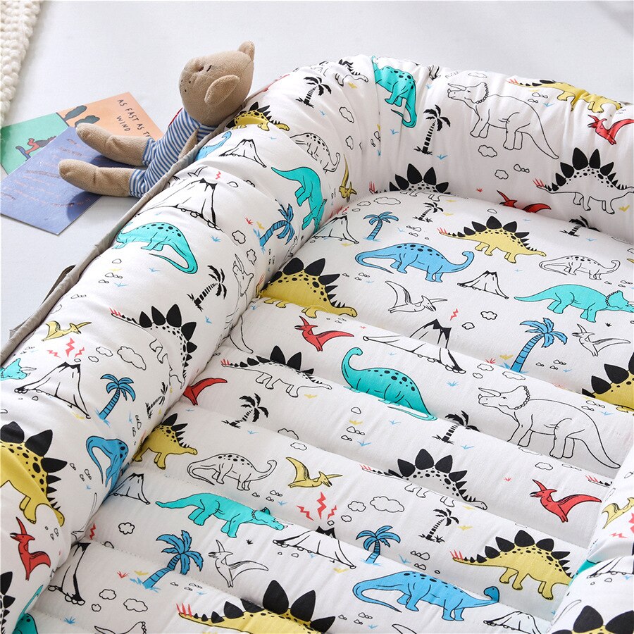 Pasgeboren Baby Bed 50X85Cm Pop Bed Draagbare Baby Katoenen Nest Bed Reizen Babybedje Jongen Meisje Wieg peuter Wieg Bed Baby Wieg