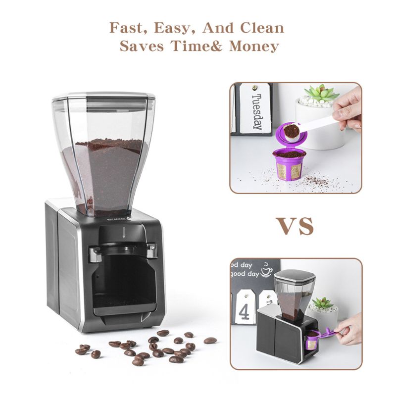Semi-automatic coffee filling machine Keurig K Cup matching storage and filling machine