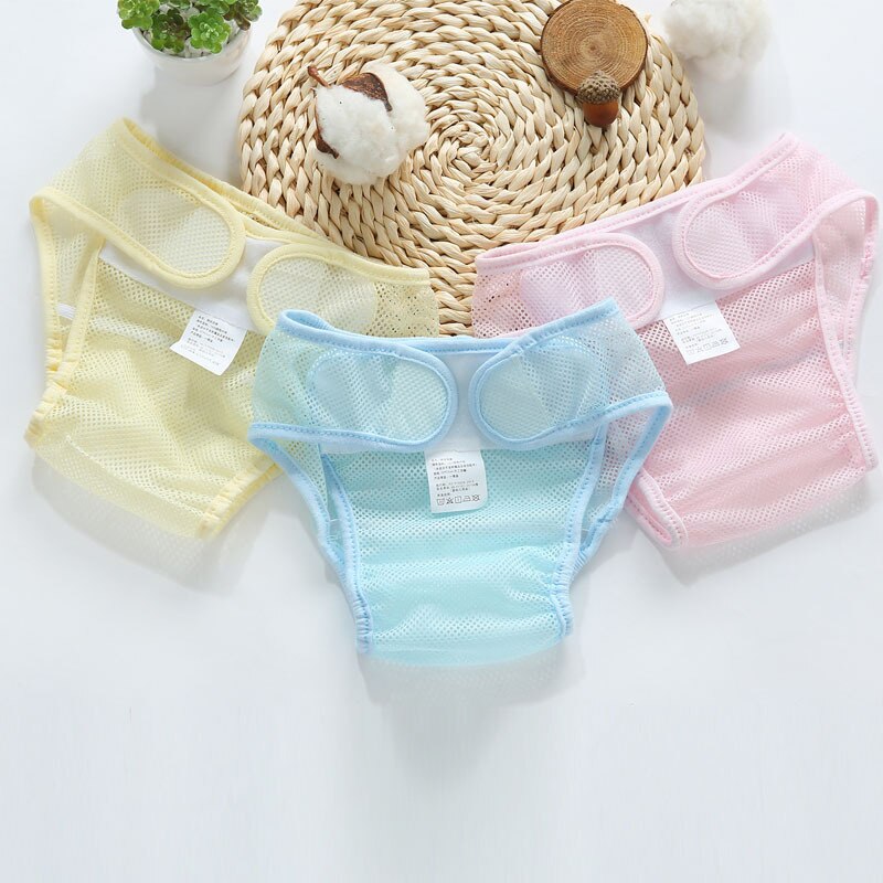 Cute Baby Diapers Nappies Cloth Diaper Washable Infants Children Baby Training Pants Panties Nappy Changing