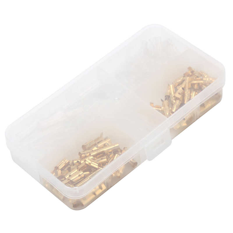 Wire Electrical Connectors 3.9mm Male Female Crimp Terminal Safe with Long Transparent Sheath Short Transparent Sheath for Wire