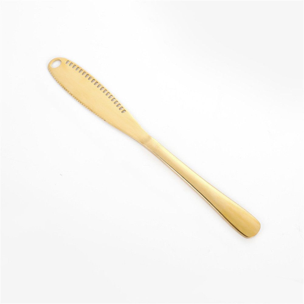 Western Knife Jam Spatula Cheese Tools Cheese Knife Cheese Slicer Butter Knife Cheese Spreader Butter Curler: gold
