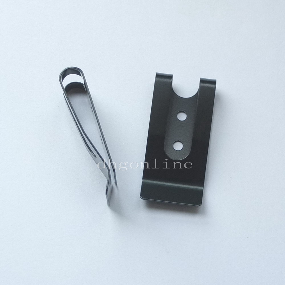 5 stks 54x25mm Riem Holster Clip Sluiting Lente Haak Gespen Sleutelhanger Hardware 2.12 "X 1" zwart