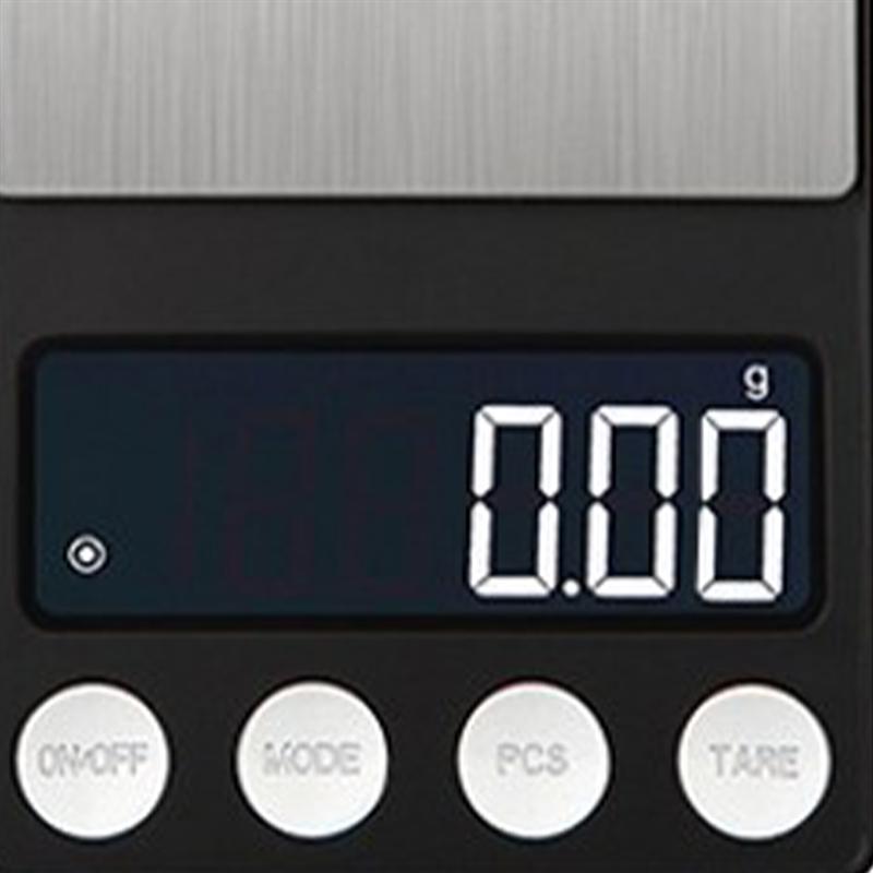 Liten kjøkkenvekt elektronisk smykkevekt mini lomme palmevekt bærbar elektronisk vekt uten batteri