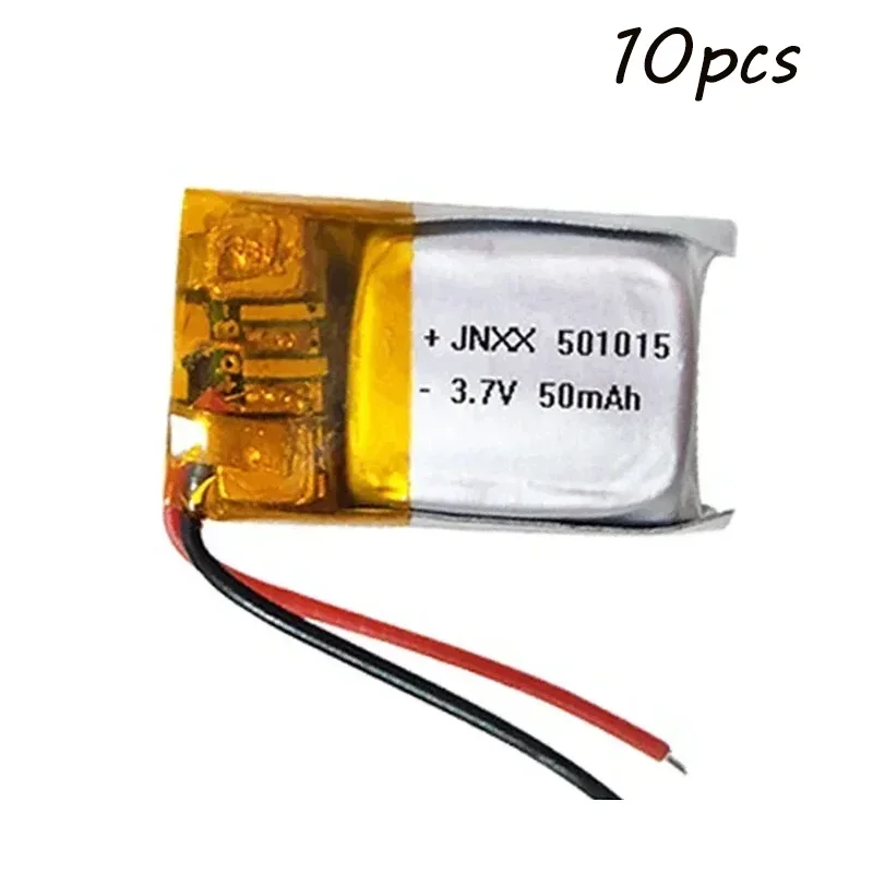 501015 3.7V 50mAh Lithium Polymer LiPo Rechargeable Battery for LED Lights Electric Toys Walkie-talkies MP3 MP4: Yellow