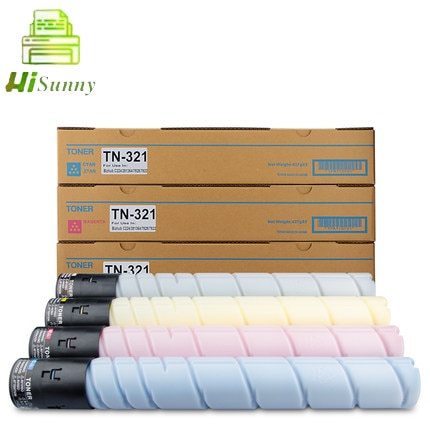 TN-321 TN321 voor Konica Minolta C224 C284 C364 C7822 C224e C284e C364e toner cartridge CMYK 4 stuks EEN set