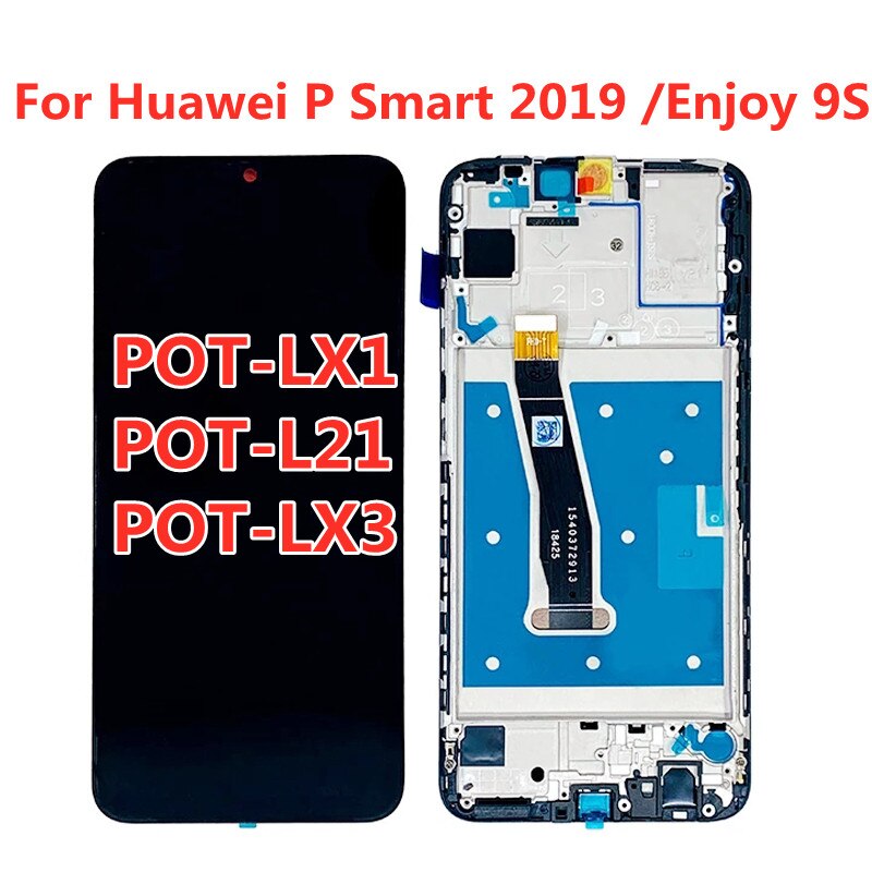 Lcd Voor Huawei P Smart Lcd Met Frame Lcd-scherm Voor P Smart Lcd Genieten 9S screen POT-LX1 L21 LX3