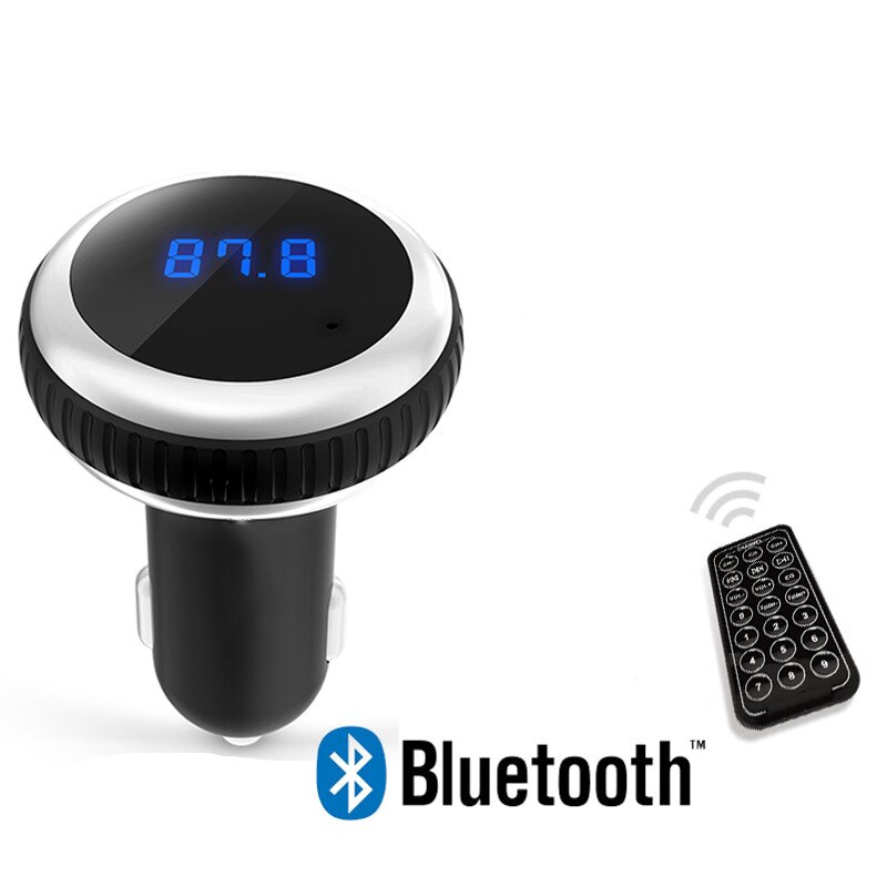 Autostyling handsfree 4.0 bluetooth fm-zender modulator autokit  mp3 spelers sd-kaart ondersteuning met afstandsbediening