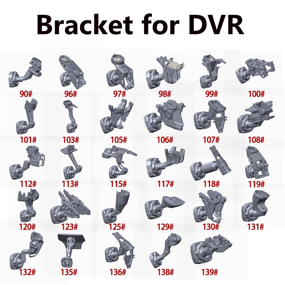 Dash kamera montering sugebeslag forrude videooptager bil dvr holdere til de fleste biler