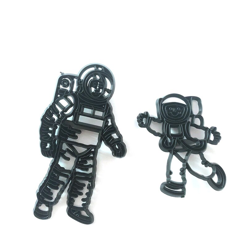 11 st/set astronautform kakformar kakformar fondantform kex plastskärare gör-det-själv kakdekoration bakverktyg