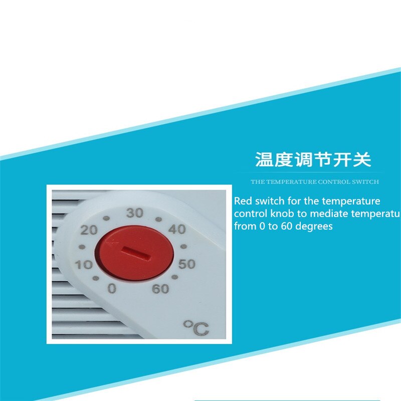 1 stk kto 011 kto 011 kts 011 (0 ~ 60 grader) kompakt normalt luk nc mekanisk temperaturregulator termostat