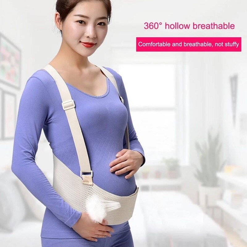 Femme enceinte circonférence fin de grossesse Section mince respirant maternité pansement taille soutien glisser pubique post-partum ceinture