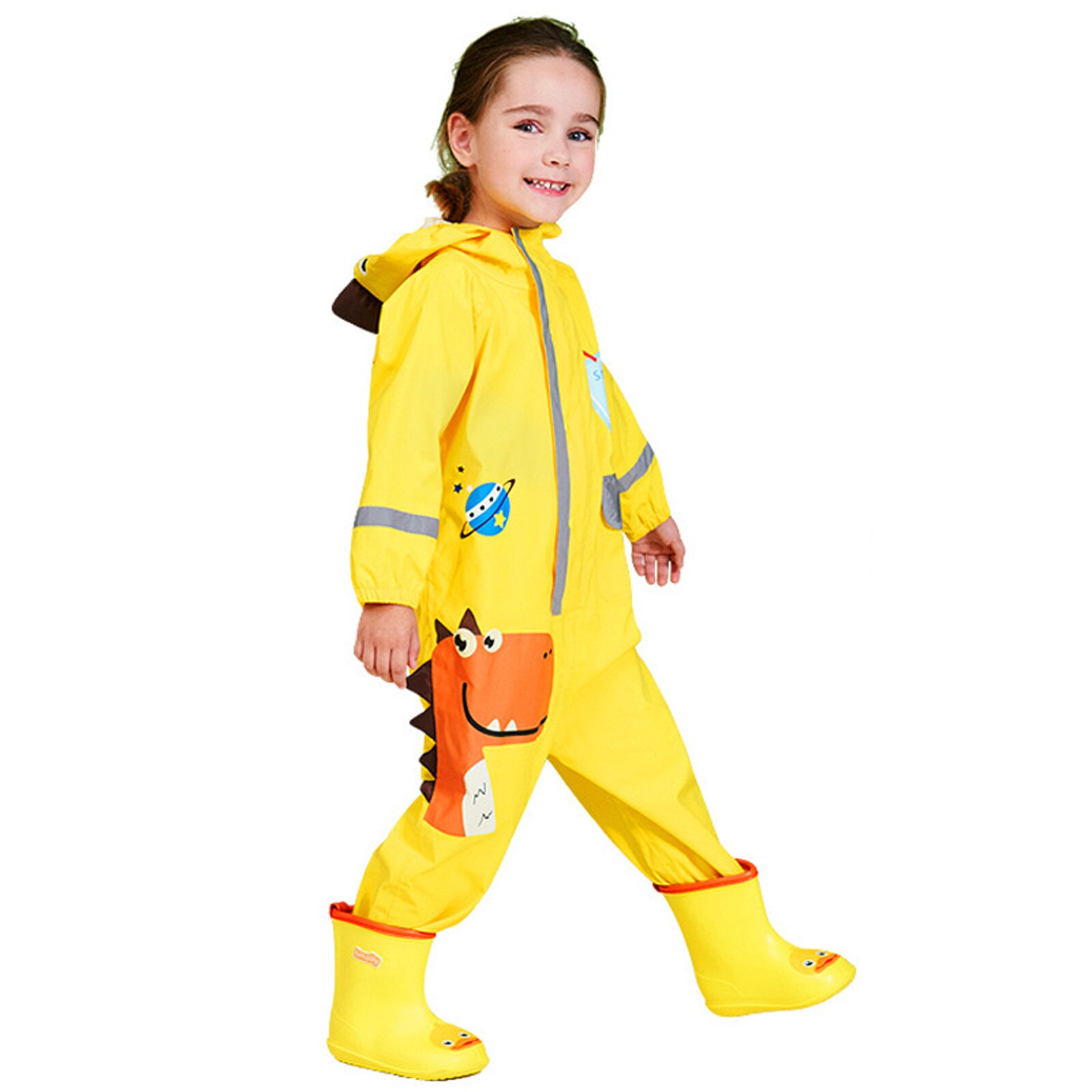 Imperméable pour enfants, combinaison de pluie pour enfants, capuche de bébé, combinaison imperméable une pièce, imperméable boueux, imperméable respirant pour enfants