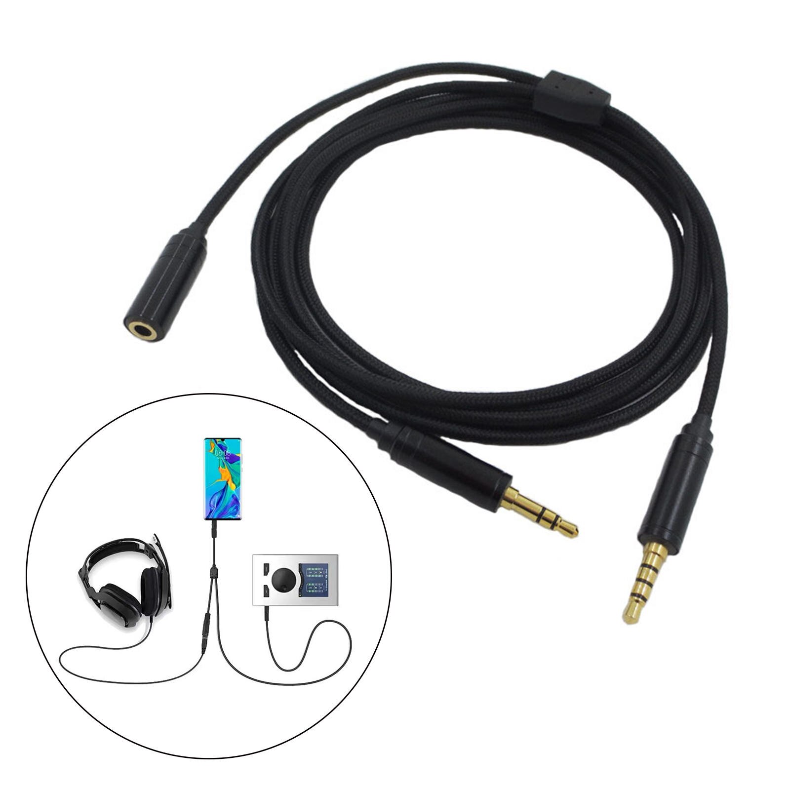 Cable adaptador de conexión de 2M para Chat de juegos, Cable adaptador de Audio para HD60S, PS4, PS4 y One