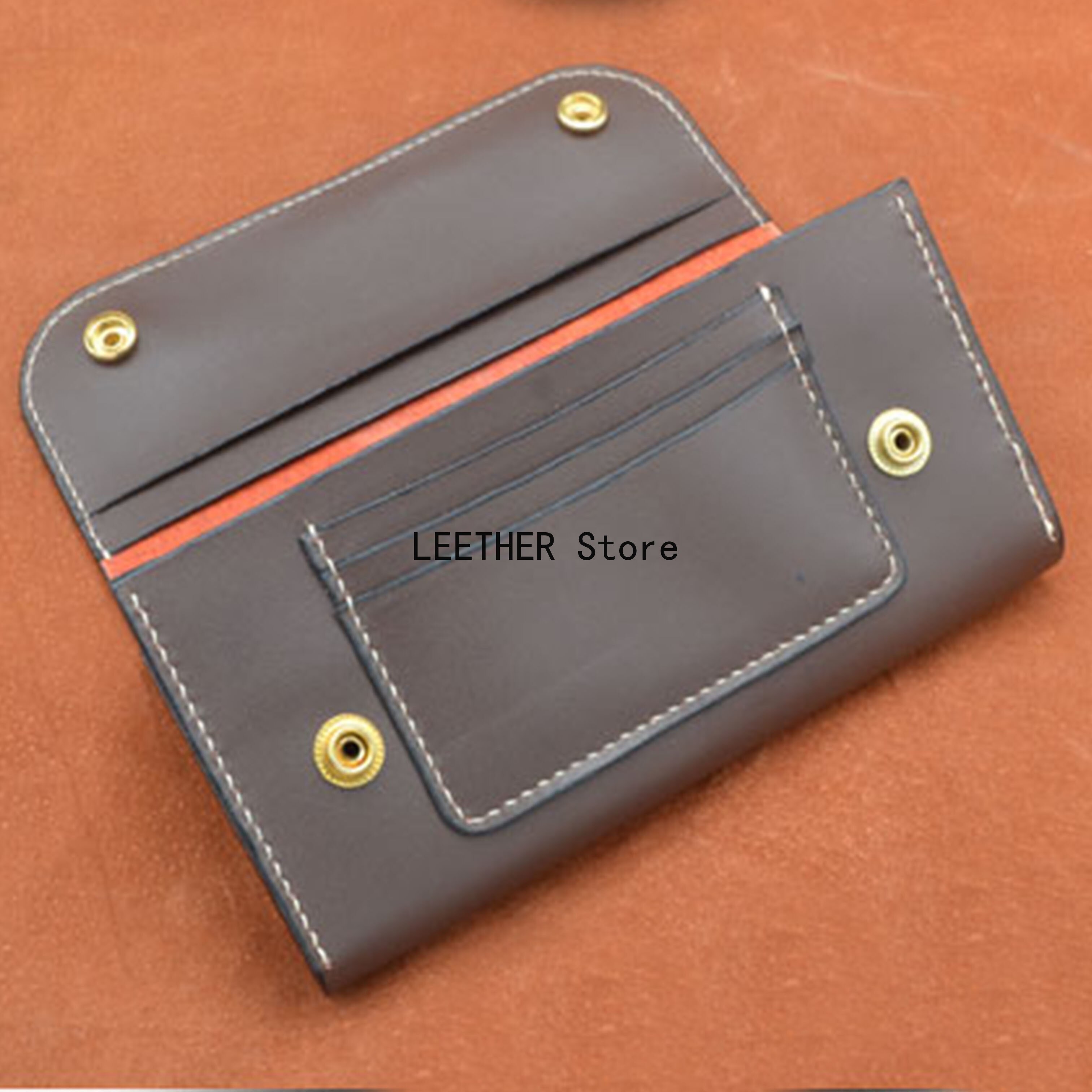 Manual leather DIY tool drawing long flip Wallet Handbag drawing permanent use template PVC version drawing