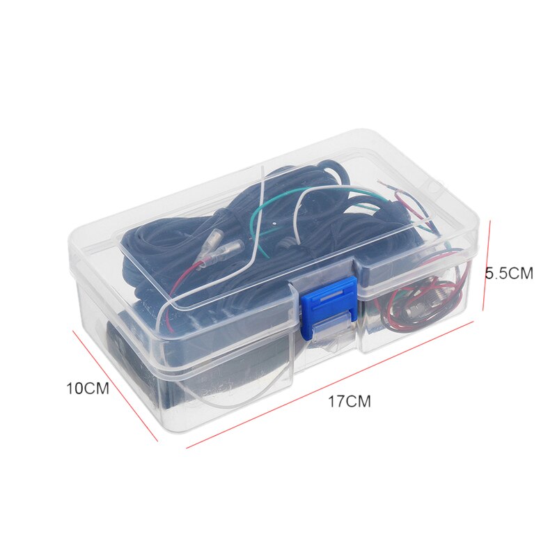 12V/24V 5 in 1 Car Universal Truck LCD Digital Instrument Oil Pressure Gauge Volt Voltmeter Water Temperature Fuel Gauge Tachome