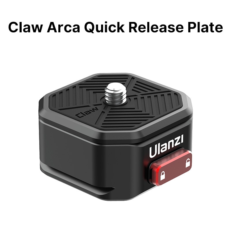 Ulanzi Claw Arca Swiss Quick Releae Plate Mount 1/4'' Tripod Monopod Gimbal Base Mount Quick Switch System For DSLR