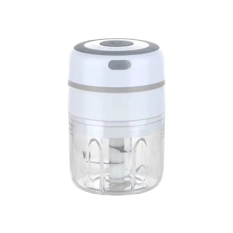 Electric Mini Garlic Press Mincer Food Chopper Processor for Pepper Vegetable Nuts Crushed Ginger Baby Food Maker: WH  250ML