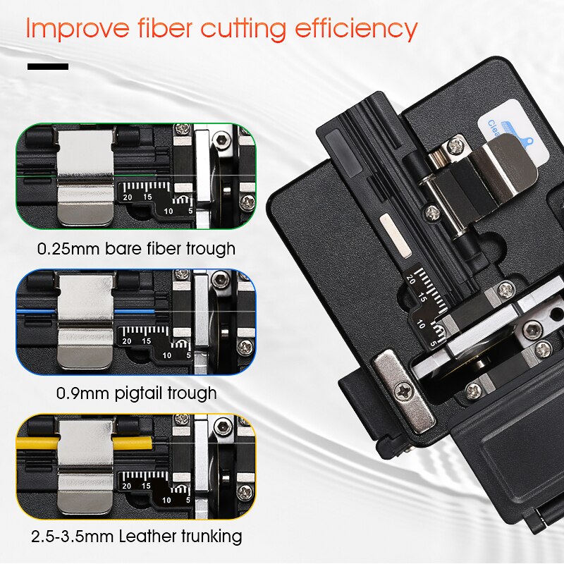 FTTH High Precision Cutting Ttool AUA-S2/X2 Optical Fiber Cleaver Cable Cutting Knife Fiber Cleaver