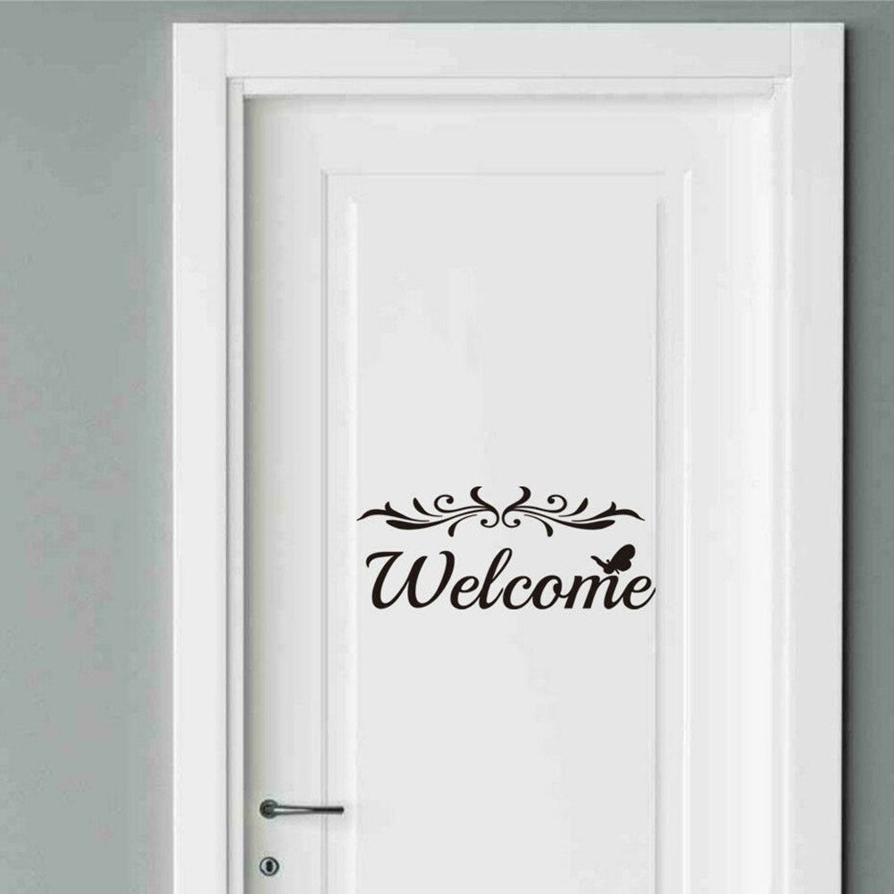 Fantastische Muurtattoo Thuis Deur Sticker DIY Verwijderbare PVC Sticker Art Hal Muurschildering Decor Behang Voor Woonkamer Slaapkamer!