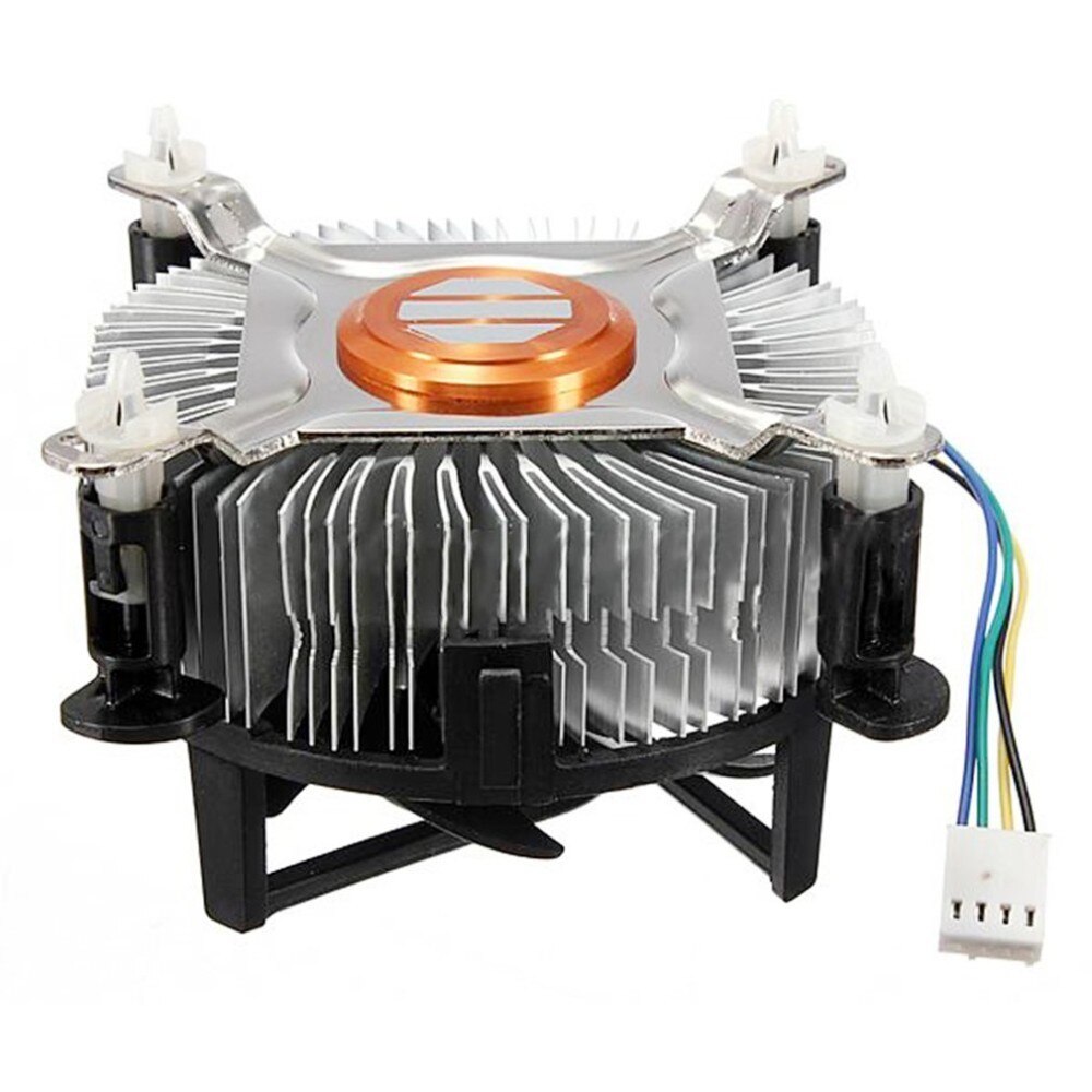 4Pin 12V PC CPU Cooler Cooling Fan Aluminum Cooler Heatsink For Intel Core 2 LGA Socket 775 to 3.8G E97375-001