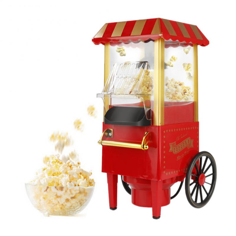 Diy Mini Huishoudelijke Tool Eletric Gezonde Air Olie-Gratis Popcorn Maker Machine Automatische Snacks Voor Kids Kinderen 1200W: Default Title